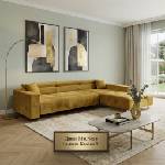 Bogdan Furniture I Ъглов диван Мебели Богдан Mod Maurice, 288/195/70, горчица