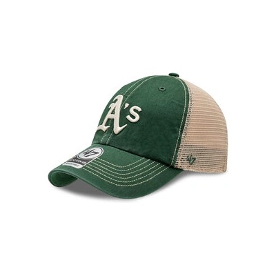 47 Brand Шапка с козирка Mlb Oakland Athletics TRWLR18GWP Зелен (Mlb Oakland Athletics TRWLR18GWP)