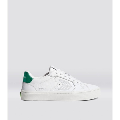 Cariuma Salvas White/Ice&Metallic Green