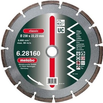 Metabo Diamantový kotouč řezný 125 x 22,2mm 628157000