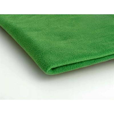 Polar fleece látka 200 g/m², šířka 150 cm, zelený, metráž