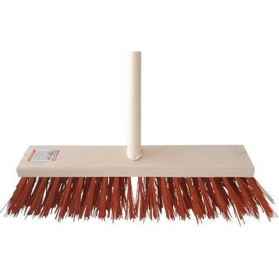 Enpro Koště silniční 400 x 70 mm s násadou 140 cm vlas 9 cm červené
