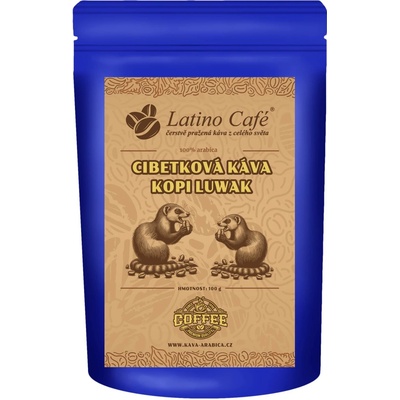 Latino Café Cibetková káva Kopi Luwak mletá 200 g