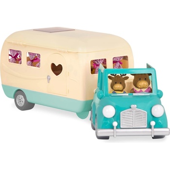 Li′ l Woodzeez Детска играчка Battat - Li′l Woodzeez, Камион за бързо хранене (BT6486Z)