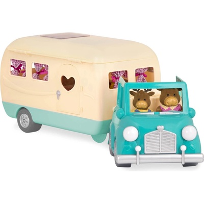 Li′ l Woodzeez Детска играчка Battat - Li′l Woodzeez, Камион за бързо хранене (BT6486Z)