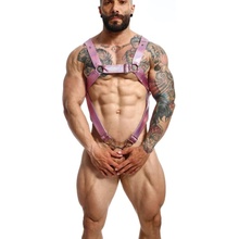 Mob dngeon crossed penis harness