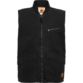 Timberland Елек Timberland Men's Washed Canvas Gilet - Black