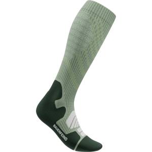 Bauerfeind Sports Дамски туристически чорапи Bauerfeind Sports Women's Outdoor Merino Compression Socks Compression socks - Herbal Green - размер 39-42 (201-7780-0415)
