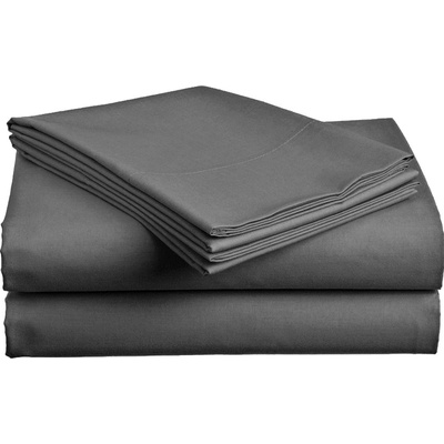 Textilomanie bavlna prostěradlo Lux tmavě šedé 220x240