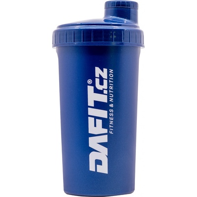 Dafit Šejkr 700 ml navy modrá, bílé logo