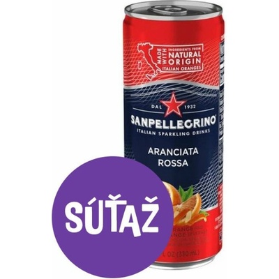 SANPELLEGRINO červený pomaranč 330 ml