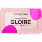 Vivienne Sabó Дуо хайлайтър Gloire d'Amour, 01 Tour Eiffel Soft Rose, 6 g - baby