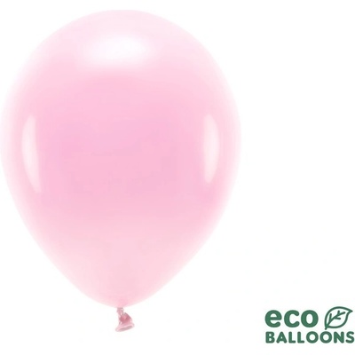 Party Deco ECO30P 081J 10 Eko pastelové balóny 30cm Ružová