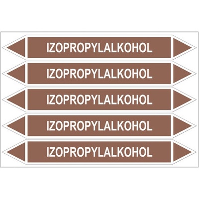 Značení potrubí, izopropylalkohol PZG 007858