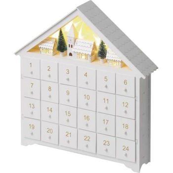 EMOS Lighting DCWW02 LED adventný kalendár drevený
