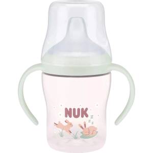 Nuk Бебешко шише NUK Perfect Match - С накрайник за сок, TC, РР, 150 ml, Glow in the Dark, Зайче (10215387) - ozone
