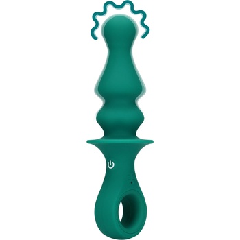 ostatní Вибриращ анален плуг с форма на фигура - Пауново перо