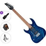 Ibanez GRX70QAL-TBB Basic SET Transparent Blue Burst Електрическа китара