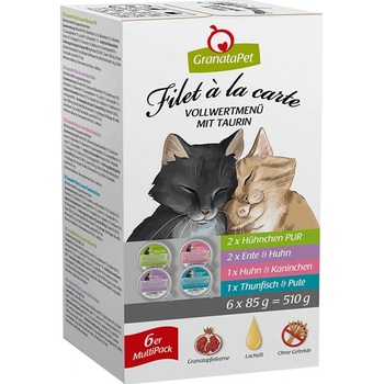 GranataPet Filet à la carte 6 x 85 g