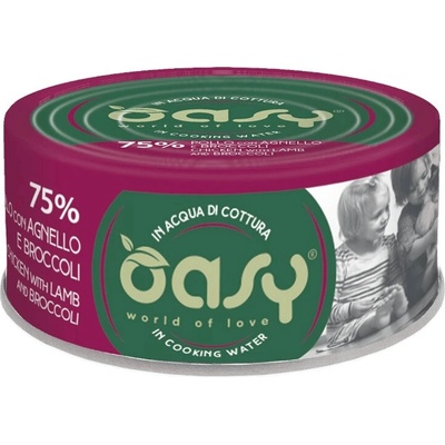 Oasy More Love Chicken with Lamb and Broccoli 70 g