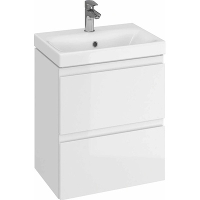 Cersanit Moduo Skříňka s umyvadlem 50 cm, snížená hloubka skříňky, bílá S801-229-DSM