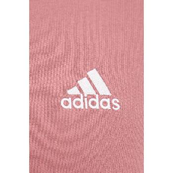 Adidas Памучна тениска adidas Essentials в розово с апликация IX0157 (IX0157)