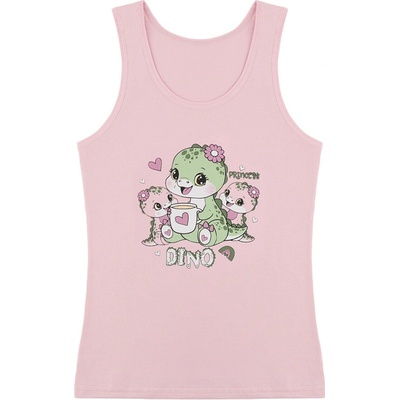 Evona dievčenská košieľka e-dino ružová