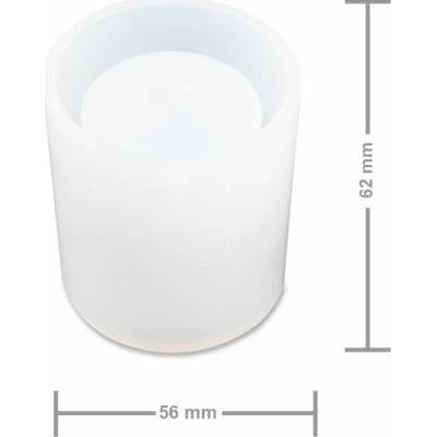 Manumi Silikónová forma na odlievanie krištáľovej živice okrúhly stojanček na perá 62x56x37mm - 1 ks