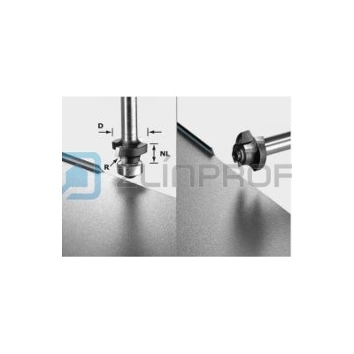 FESTOOL Festool S8 HW R2 D20-KL OFK Zaoblovací fréza HW (499798)