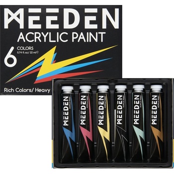 Meeden 34.1285 Комплект акрилни бои Iridescent Shades 6 x 22 ml (34.1285)