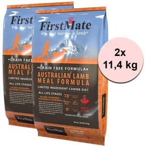 FirstMate Кучешка храна Австралийска агнешка 2 x 11, 4 кг