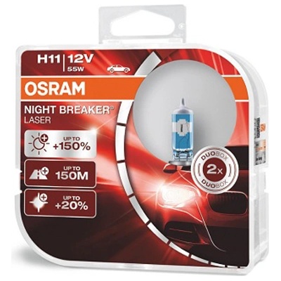OSRAM Крушка OSRAM H11, 12V, 55W, 1350lm, 2 броя