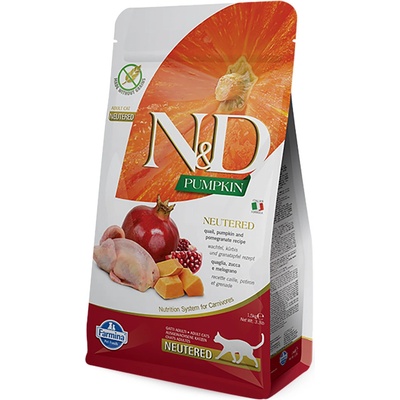 N&D Grain Free Pumpkin CAT NEUTERED Quail & Pomegranate 2 x 5 kg