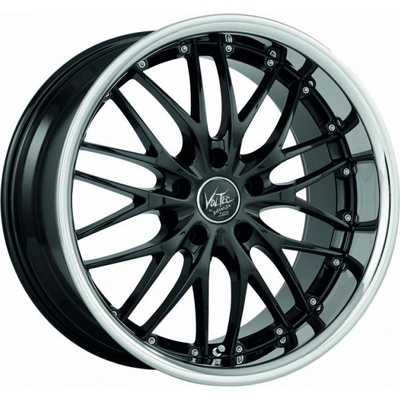 BARRACUDA VOLTEC T6 7x17 4x100 ET38 highgloss black inox lip