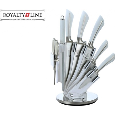 Royalty Line sada ocelových nožů nůžek a ocílky RL ksS750 8 dílná