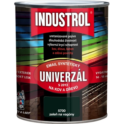 Industrol Univerzál 0,75 l zeleň vagónová
