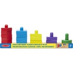 Melissa & Doug Дървени пъзел геометрични форми 15 части (6076087)