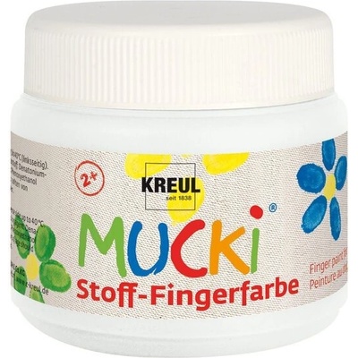 MUCKI Prstová farba na textil 150 ml biela