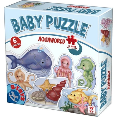 D-Toys Baby Podmořský svět 6v1 2-5 dílků