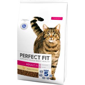Perfect Fit - пълноценна суха храна за възрастни котки, богата на пилешко месо, 7 кг