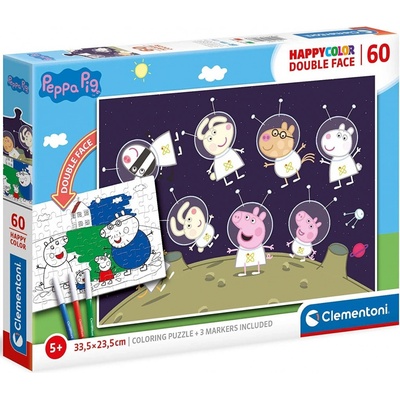 Clementoni Prasiatko Peppa 60 + omaľovanka II