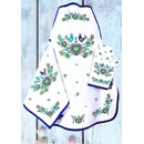 Forbyt zástěra FOLKLOR modrá