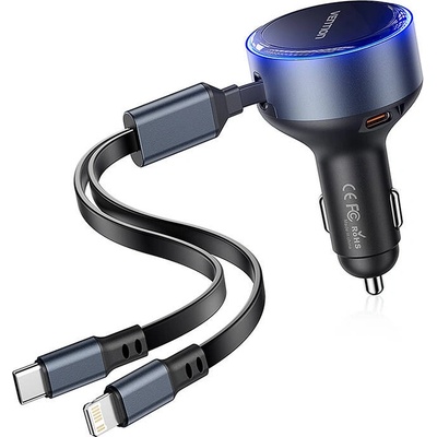 Vention FFOB0 USB-C car charger + USB-C/Lightning 30W cable (FFOB0)