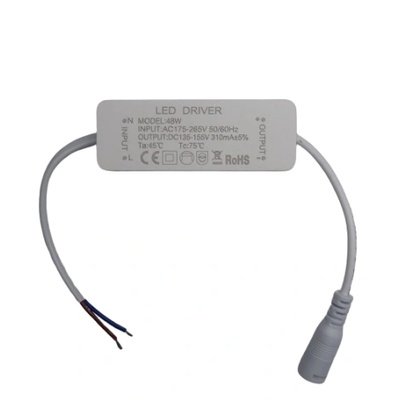 Резервен драйвър за 48w led панел 310мА (1051)
