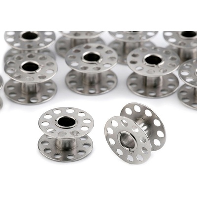 Cívka k šicímu stroji Lada Varianta: stříbrná, Balení: 2 ks – Sleviste.cz