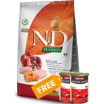 N&D Grain Free Pumpkin DOG Adult Mini Chicken & Pomegranate 7 kg