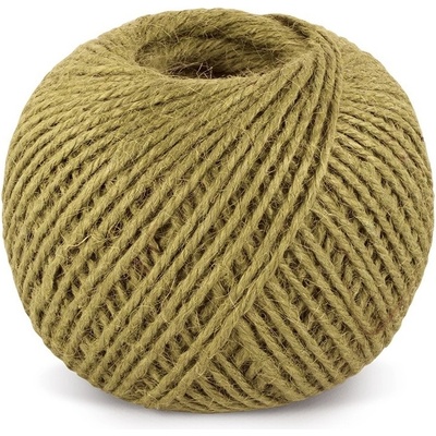Bellatex Jutový motouz, špagát OKROVÝ 2524/008, 200g, průměr 1,75mm, návin 130m