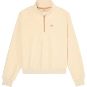 Roxy Дамски поларен пуловер Roxy Women's Waves Of Warmth Half Zip Fleece jumper - Biscotti (105-7382-0112)
