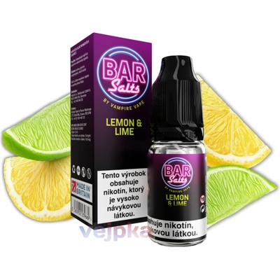 Vampire Vape Bar Salts Lemon Lime 10 ml 20 mg