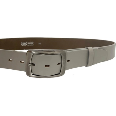 Penny Belts kožený opasek 16251 šedý